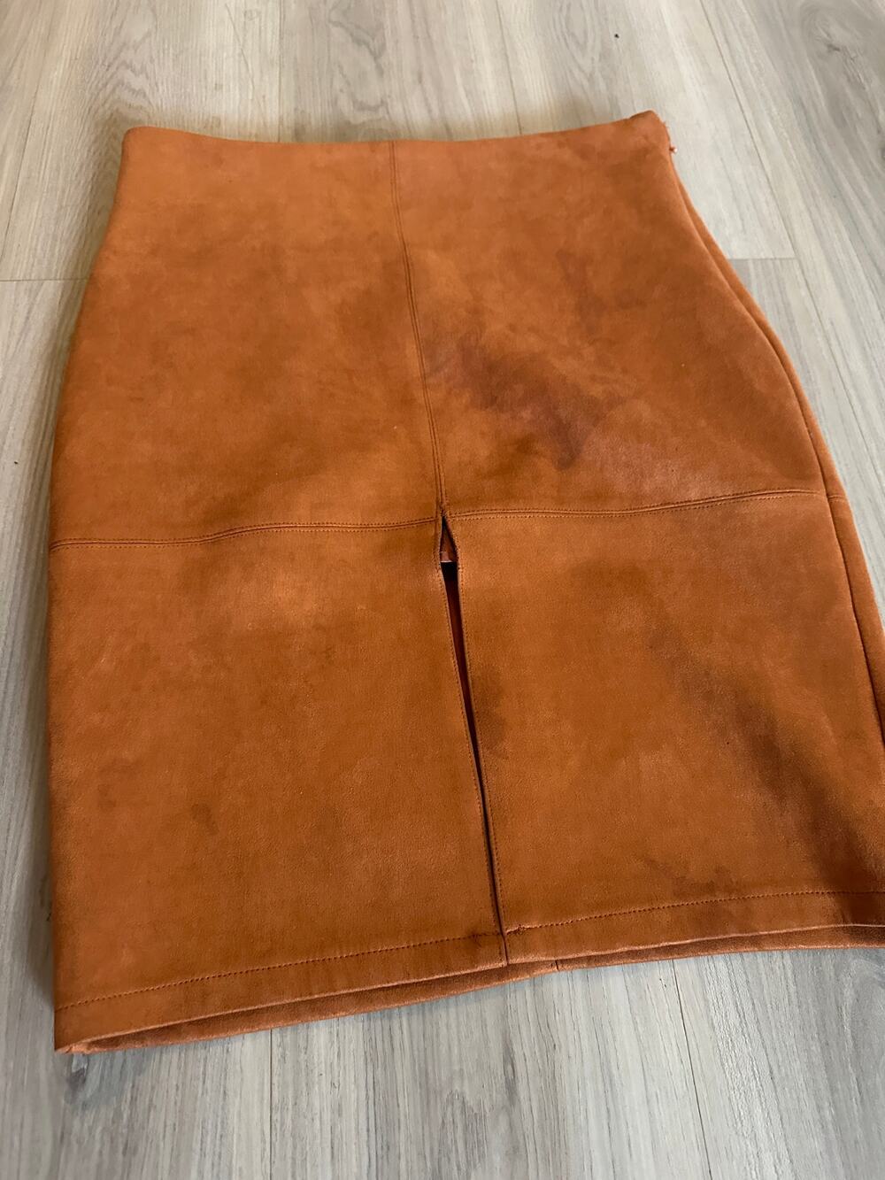 CHOIES FAUX suede pencil skirt size 8